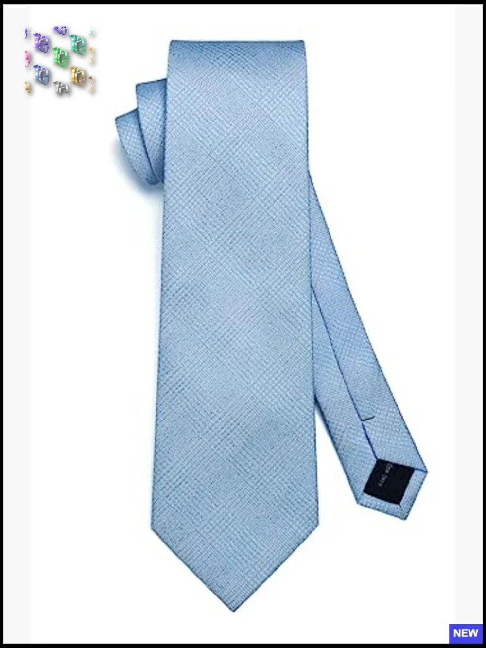 Classic Woven Formal Necktie Pocket Square Set Elegant Wedding Party